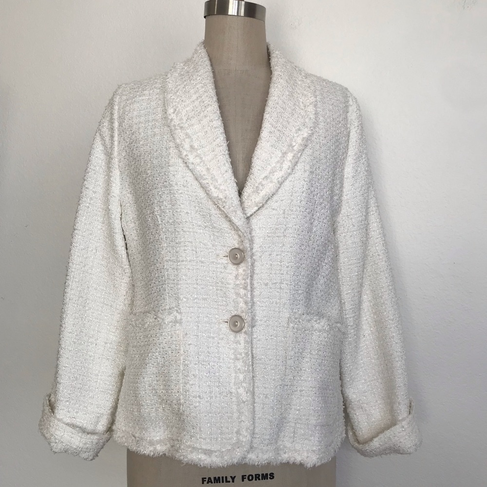 DRLA 8/ M white Tweed jacket